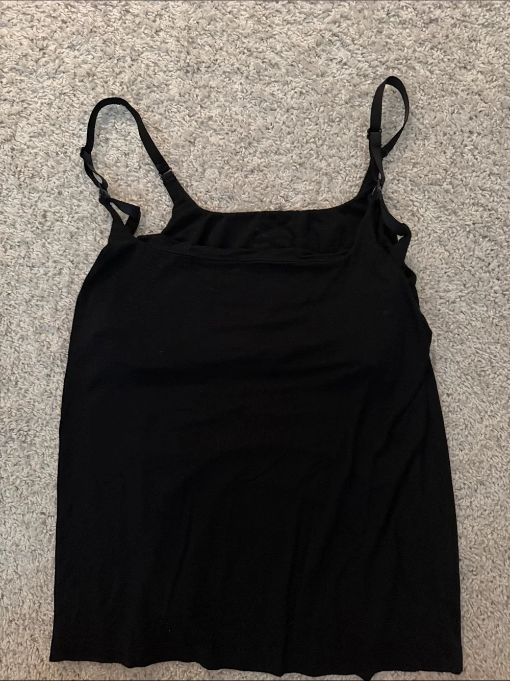 Women’s Black Adjustable-Strap Cami